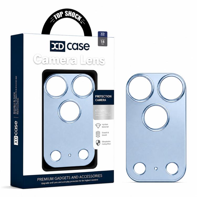 XDcase Titanium Alloy Hollow Camera Lens Protector, For iPhone 18 Pro, For iPhone 18 Pro Max