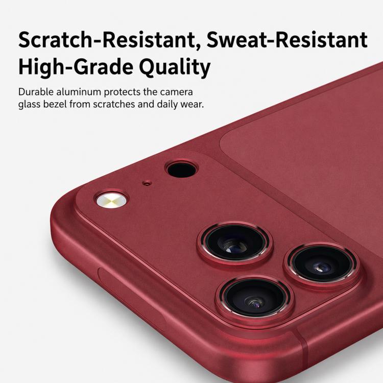 XDcase Titanium Alloy Hollow Camera Lens Protector, For iPhone 18 Pro, For iPhone 18 Pro Max