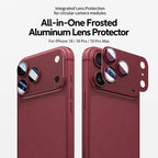 XDcase Armor Full-Coverage Frosted Metal Camera Lens Ring Film, For iPhone 18, For iPhone 18 Pro, For iPhone 18 Pro Max