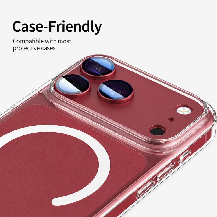 XDcase Armor Full-Coverage Frosted Metal Camera Lens Ring Film, For iPhone 18, For iPhone 18 Pro, For iPhone 18 Pro Max