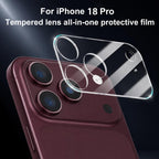 XDcase Transparent Integrated Tempered Glass Camera Film, For iPhone 18 Pro, For iPhone 18 Pro Max