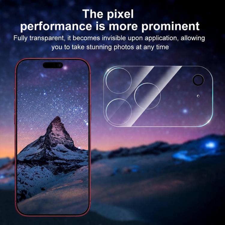 XDcase Transparent Integrated Tempered Glass Camera Film, For iPhone 18 Pro, For iPhone 18 Pro Max