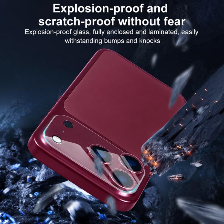 XDcase Transparent Integrated Tempered Glass Camera Film, For iPhone 18 Pro, For iPhone 18 Pro Max