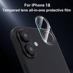 XDcase Transparent Integrated Tempered Glass Camera Film, For iPhone 18, For iPhone 18 Pro, For iPhone 18 Pro Max