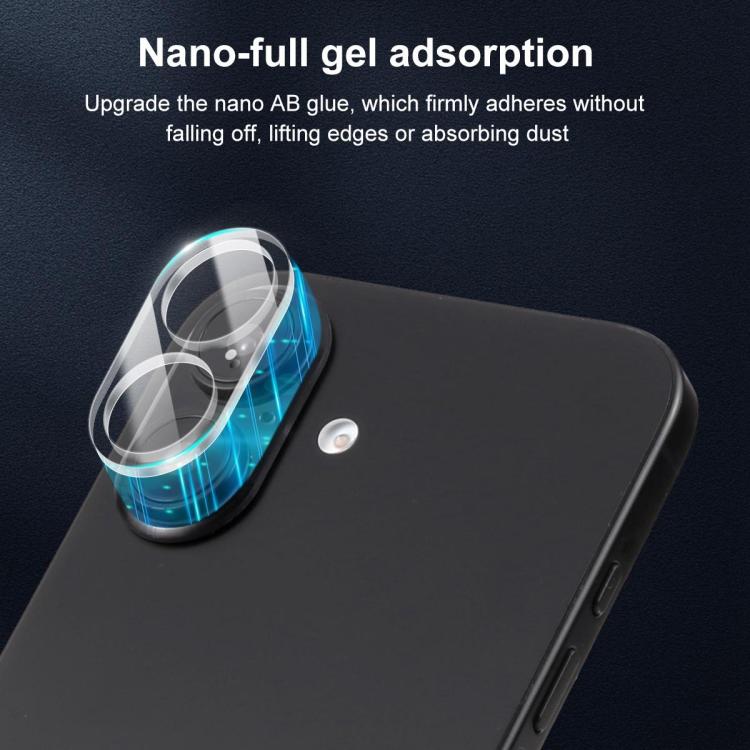 XDcase Transparent Integrated Tempered Glass Camera Film, For iPhone 18, For iPhone 18 Pro, For iPhone 18 Pro Max