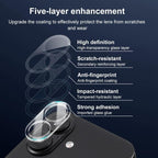 XDcase Transparent Integrated Tempered Glass Camera Film, For iPhone 18, For iPhone 18 Pro, For iPhone 18 Pro Max