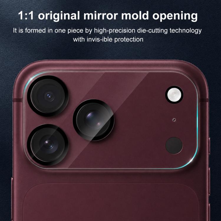 XDcase Silkscreen Integrated Tempered Glass Back Camera Film, For iPhone 18 Pro, For iPhone 18 Pro Max