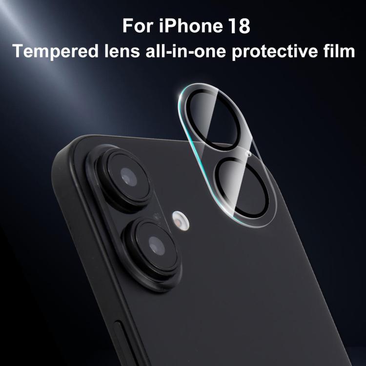 XDcase Silkscreen Integrated Tempered Glass Back Camera Film, For iPhone 18, For iPhone 18 Pro, For iPhone 18 Pro Max