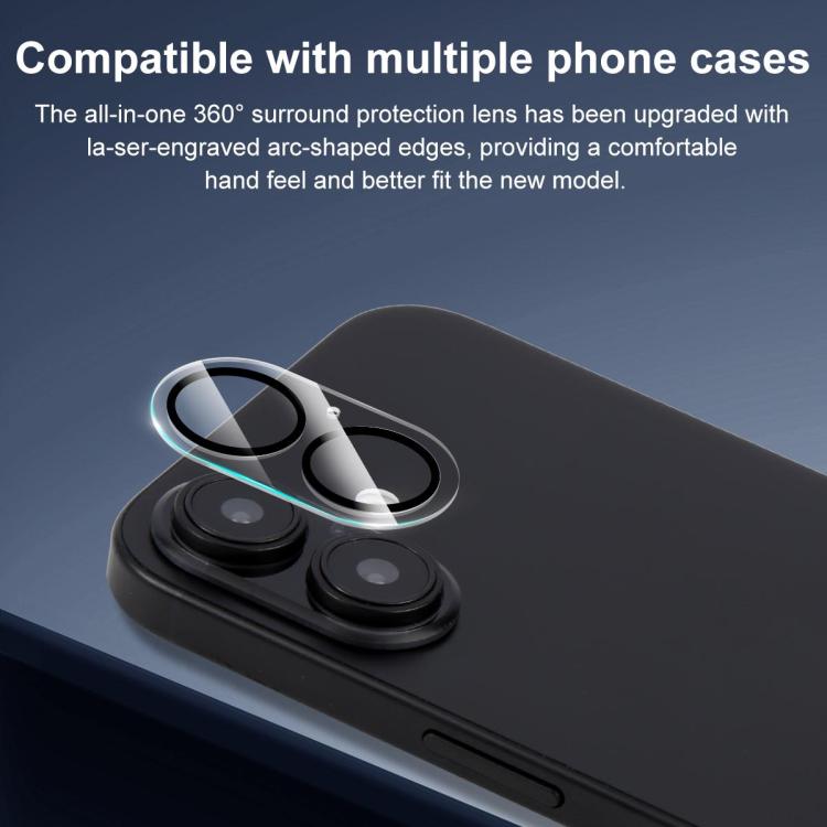 XDcase Silkscreen Integrated Tempered Glass Back Camera Film, For iPhone 18, For iPhone 18 Pro, For iPhone 18 Pro Max