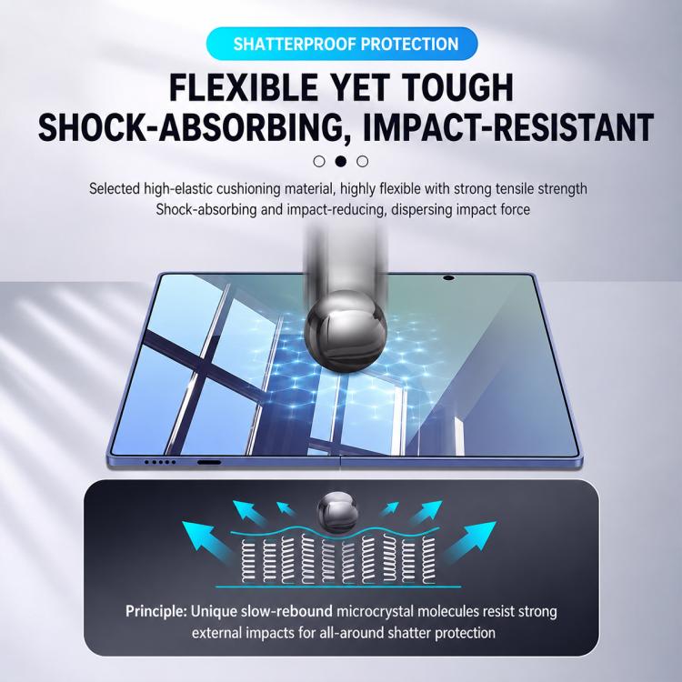 XDcase 5 PCS/Pack Silk Screen Printed Anti-Peep Tempered Glass Screen Protector, For Galaxy Z Fold8 5G Outer Screen, For Galaxy Z Fold8 Ultra 5G Outer Screen, For Galaxy Z Flip8 5G Outer Screen, For Galaxy Z Flip7 5G Outer Screen
