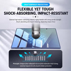XDcase 5 PCS/Pack Silk Screen Printed Anti-Peep Tempered Glass Screen Protector, For Galaxy Z Fold8 5G Outer Screen, For Galaxy Z Fold8 Ultra 5G Outer Screen, For Galaxy Z Flip8 5G Outer Screen, For Galaxy Z Flip7 5G Outer Screen