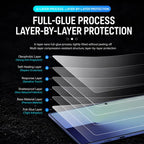 XDcase 5 PCS/Pack Silk Screen Printed Anti-Peep Tempered Glass Screen Protector, For Galaxy Z Fold8 5G Outer Screen, For Galaxy Z Fold8 Ultra 5G Outer Screen, For Galaxy Z Flip8 5G Outer Screen, For Galaxy Z Flip7 5G Outer Screen