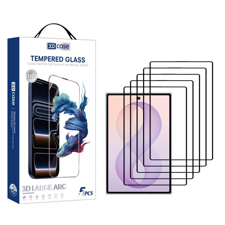 XDcase 5 PCS/Pack Silk Screen Printed HD Tempered Glass Film, For GalaxyZ Fold8 5G Outer Screen, For Galaxy Z Fold8 Ultra 5G Outer Screen, For Galaxy Z Flip8 5G Outer Screen, For Galaxy Z Flip7 5G Outer Screen