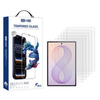 XDcase 5 PCS/Pack Transparent HD Tempered Glass Film, For GalaxyZ Fold8 5G Outer Screen, For Galaxy Z Fold8 Ultra 5G Outer Screen, For Galaxy Z Flip8 5G Outer Screen