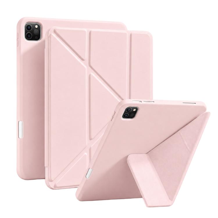 XDcase Y-fold Holder Silicone Back Cover Smart Tablet Leather Case with Pen Slot, For iPad Air 13 2026 / 2025 / 2024, For iPad Air 11 2026 / 2025 / 2024, For iPad 2025 / 2022, For iPad Pro 12.9 2022/21/20/18, For iPad Pro 11 2022 / 2021