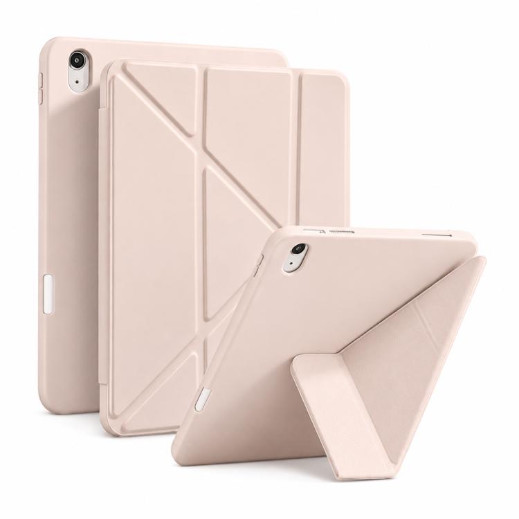 XDcase Y-fold Holder Silicone Back Cover Smart Tablet Leather Case with Pen Slot, For iPad mini 2024 / 2021