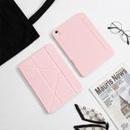XDcase Y-fold Holder Silicone Back Cover Smart Tablet Leather Case with Pen Slot, For iPad mini 2024 / 2021