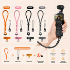 XDcase 4-in-1 Set Camera Wrist Strap Phone Lanyard for DJI, Insta360, GoPro and Other Action Cameras
