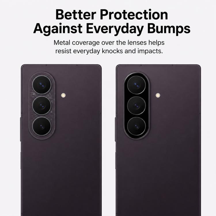 XDcase Aluminum Alloy Hollow Camera Lens Protector, For Galaxy Z Fold8 5G, For Galaxy Z Fold8 Ultra 5G