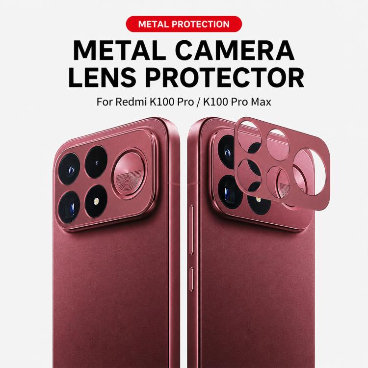 XDcase Aluminum Alloy Hollow Camera Lens Protector, For Redmi K100 Pro Max