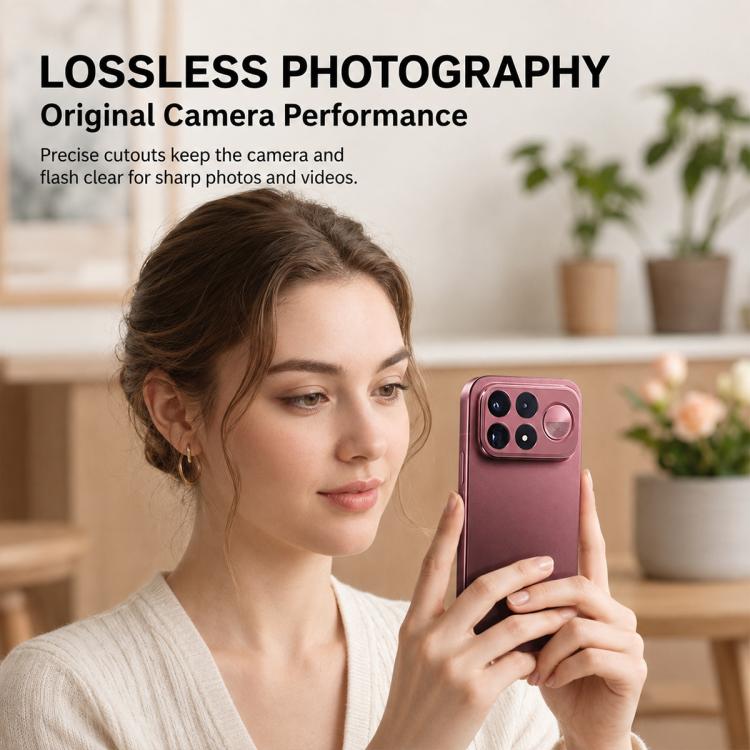 XDcase Aluminum Alloy Hollow Camera Lens Protector, For Redmi K100 Pro Max