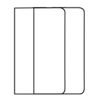 XDcase 2 PCS/Pack Silk-Printed HD Tempered Glass Film, For iPhone Duo Outer Screen, For iPhone 18 Pro, For iPhone 18 Pro Max
