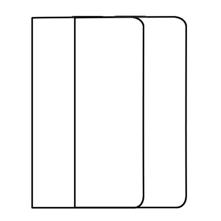XDcase 2 PCS/Pack Silk-Printed HD Tempered Glass Film, For iPhone Duo Outer Screen, For iPhone 18 Pro, For iPhone 18 Pro Max