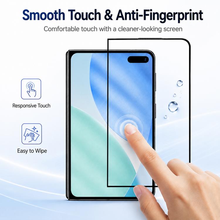 XDcase 5 PCS/Pack Silk-Printed HD Tempered Glass Film, For iPhone Duo Outer Screen, For iPhone 18 Pro, For iPhone 18 Pro Max