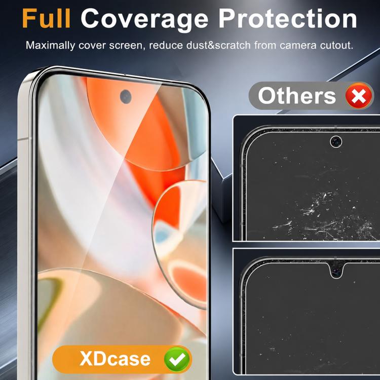 XDcase 2 PCS/Pack Silk-Printed HD Tempered Glass Film, For Google Pixel 11 Pro XL, For Google Pixel 11 / 11 Pro, For Google Pixel 10a, For Google Pixel 10 Pro XL, For Google Pixel 10 / 10 Pro