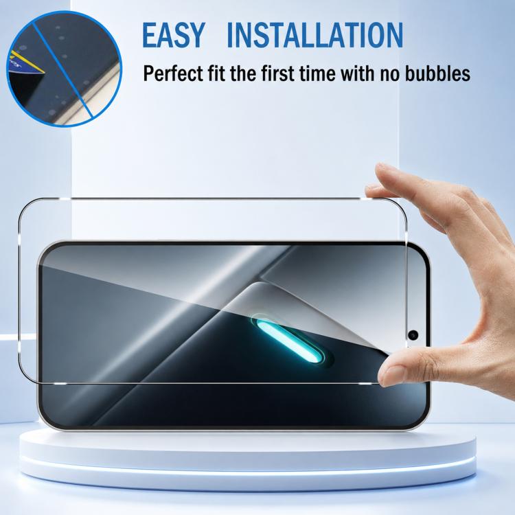 XDcase 2 PCS/Pack Silk-Printed HD Tempered Glass Film Support Fingerprint Unlock, For Xiaomi 18 Pro Max 5G, For Xiaomi 18 Pro 5G, For Xiaomi Poco X8 Pro Max, For Xiaomi Poco X8 Pro