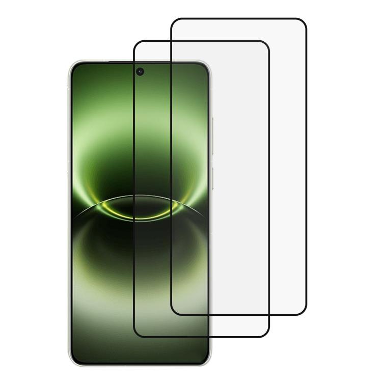 XDcase 2 PCS/Pack Silk-Printed HD Tempered Glass Film Support Fingerprint Unlock, For vivo X300s, For vivo X300 UItra