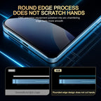 XDcase 2 PCS/Pack Silk-Printed Anti-Spy Tempered Glass Screen Protector Support Fingerprint Unlock, For vivo iQOO 13