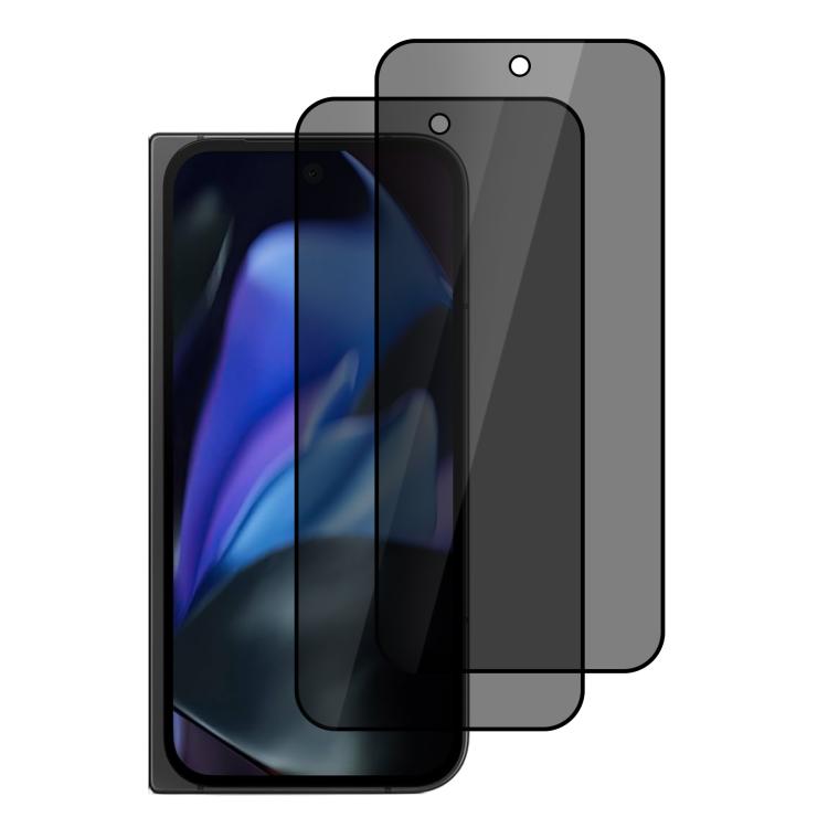 XDcase 2 PCS/Pack Silk-Printed Anti-Spy Tempered Glass Screen Protector, For Google Pixel 9 Pro XL, For Google Pixel 9 Pro Fold Outer Screen, For Google Pixel 9 Pro, For Google Pixel 9, For Google Pixel 8 Pro, For Google Pixel 8
