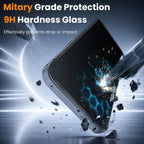 XDcase 2 PCS/Pack Silk-Printed Anti-Spy Tempered Glass Screen Protector, For Google Pixel 9 Pro XL, For Google Pixel 9 Pro Fold Outer Screen, For Google Pixel 9 Pro, For Google Pixel 9, For Google Pixel 8 Pro, For Google Pixel 8