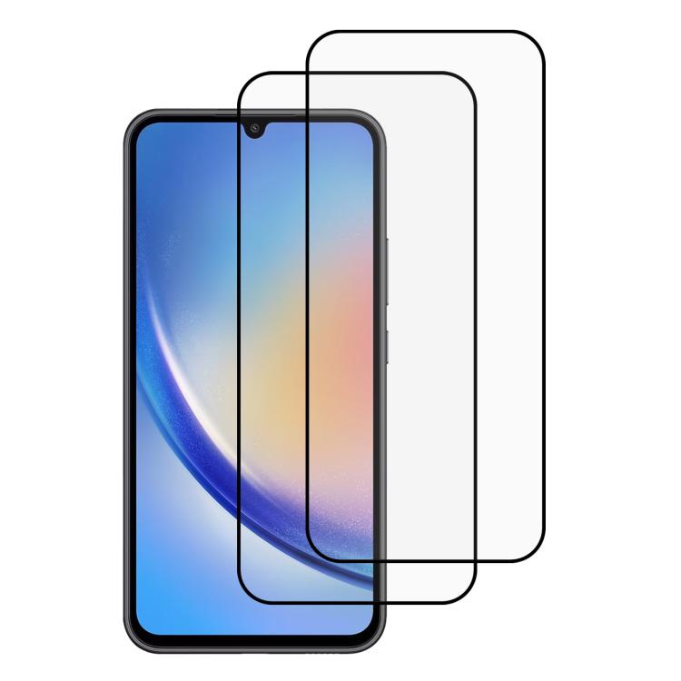 XDcase 2 PCS/Pack Silk-Printed HD Tempered Glass Film, For Galaxy A57 5G, For Galaxy A37 5G, For Galaxy A27 5G, For Galaxy A17 4G, For Galaxy A07 4G, For Galaxy A17 5G, For Galaxy A06 5G, For Galaxy A56 5G, For Galaxy A26 5G, For Galaxy A36 5G         ...