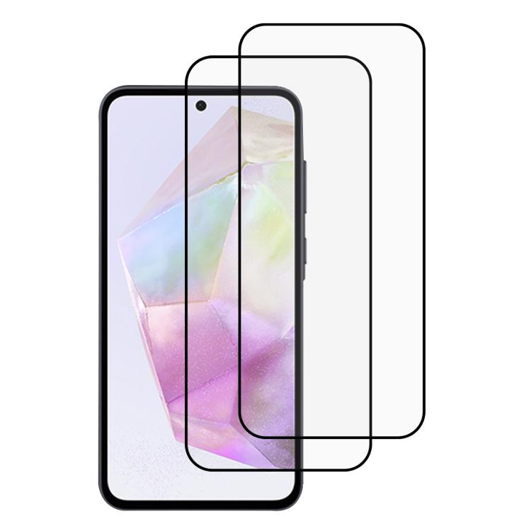 XDcase 2 PCS/Pack Silk-Printed HD Tempered Glass Film, For Galaxy A57 5G, For Galaxy A37 5G, For Galaxy A27 5G, For Galaxy A17 4G, For Galaxy A07 4G, For Galaxy A17 5G, For Galaxy A06 5G, For Galaxy A56 5G, For Galaxy A26 5G, For Galaxy A36 5G         ...