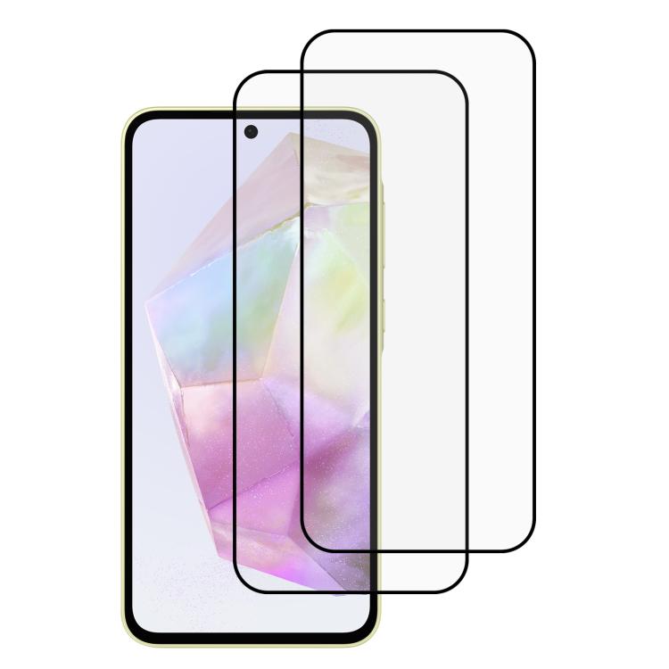 XDcase 2 PCS/Pack Silk-Printed HD Tempered Glass Film, For Galaxy A57 5G, For Galaxy A37 5G, For Galaxy A27 5G, For Galaxy A17 4G, For Galaxy A07 4G, For Galaxy A17 5G, For Galaxy A06 5G, For Galaxy A56 5G, For Galaxy A26 5G, For Galaxy A36 5G         ...