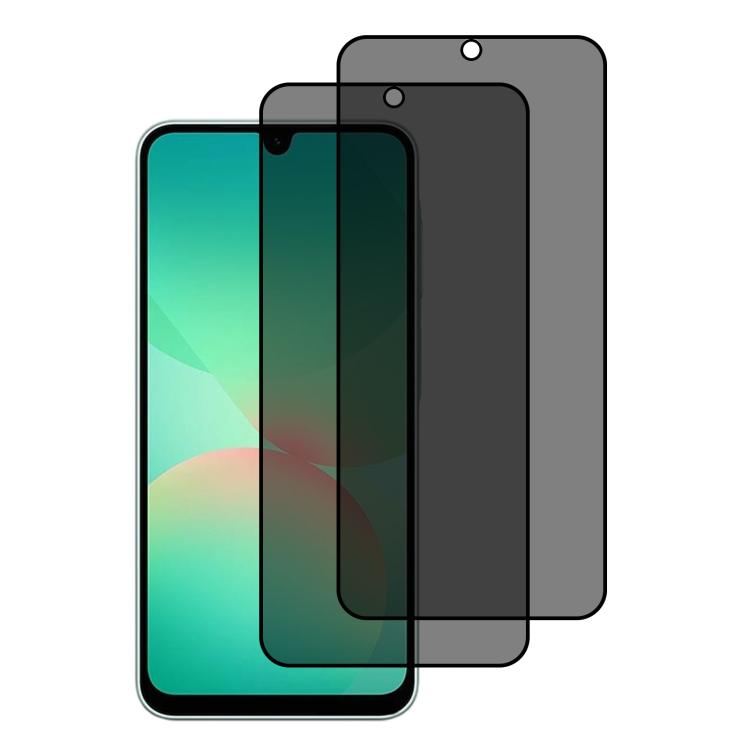 XDcase 2 PCS/Pack Silk-Printed Anti-Spy Tempered Glass Screen Protector, For Galaxy A57 5G, For Galaxy A37 5G, For Galaxy A17 4G, For Galaxy A07 4G, For Galaxy A17 5G, For Galaxy A06 5G, For Galaxy A56 5G, For Galaxy A26 5G, For Galaxy A36 5G          ...