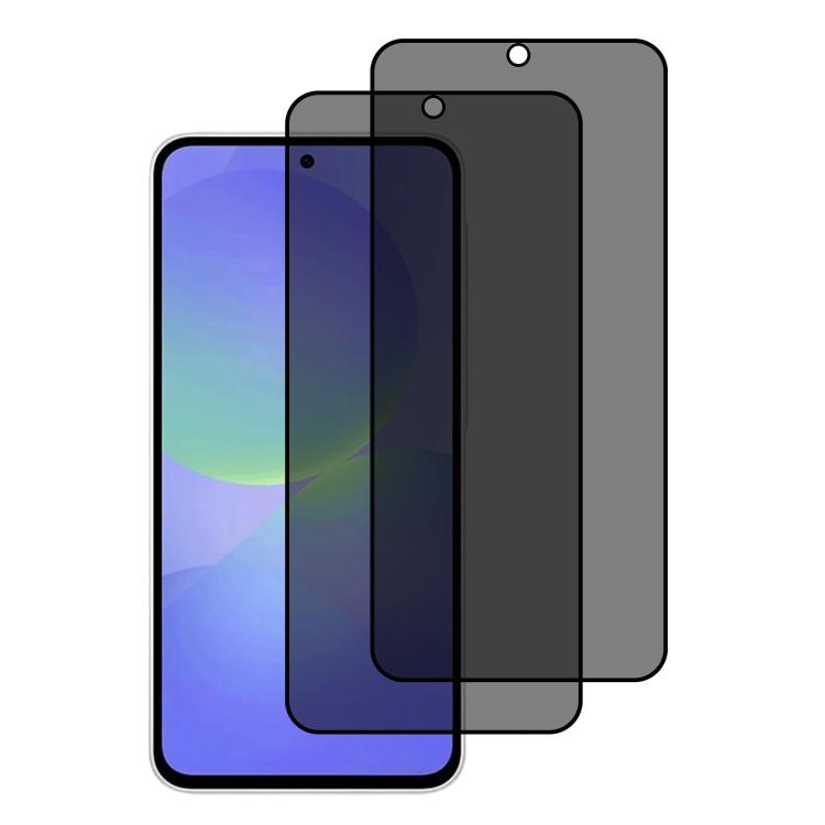 XDcase 2 PCS/Pack Silk-Printed Anti-Spy Tempered Glass Screen Protector, For Galaxy A57 5G, For Galaxy A37 5G, For Galaxy A17 4G, For Galaxy A07 4G, For Galaxy A17 5G, For Galaxy A06 5G, For Galaxy A56 5G, For Galaxy A26 5G, For Galaxy A36 5G          ...