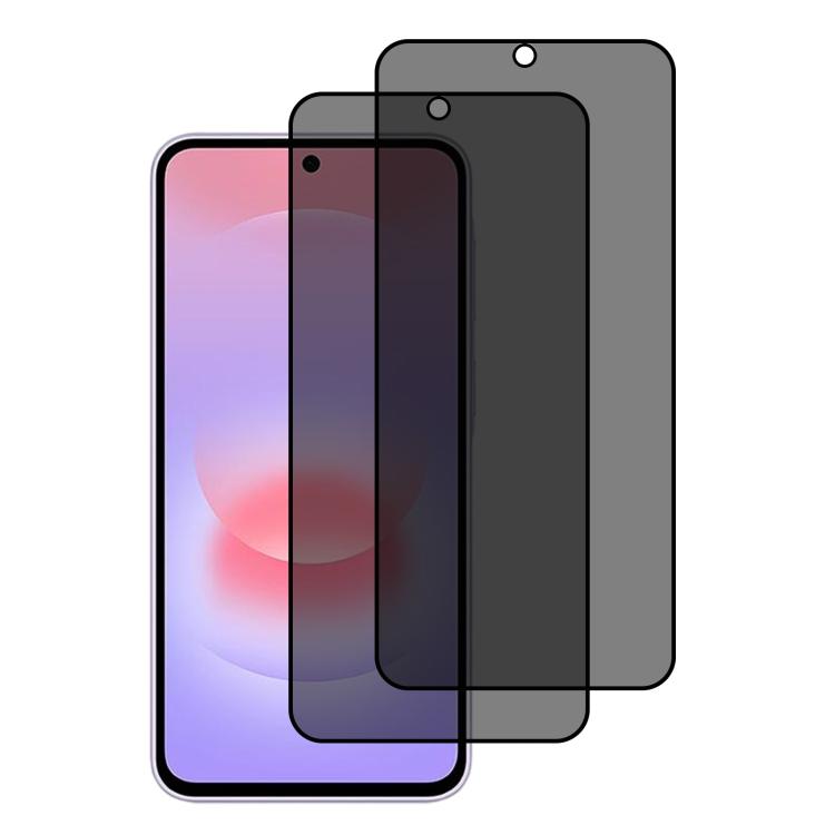 XDcase 2 PCS/Pack Silk-Printed Anti-Spy Tempered Glass Screen Protector, For Galaxy A57 5G, For Galaxy A37 5G, For Galaxy A17 4G, For Galaxy A07 4G, For Galaxy A17 5G, For Galaxy A06 5G, For Galaxy A56 5G, For Galaxy A26 5G, For Galaxy A36 5G          ...