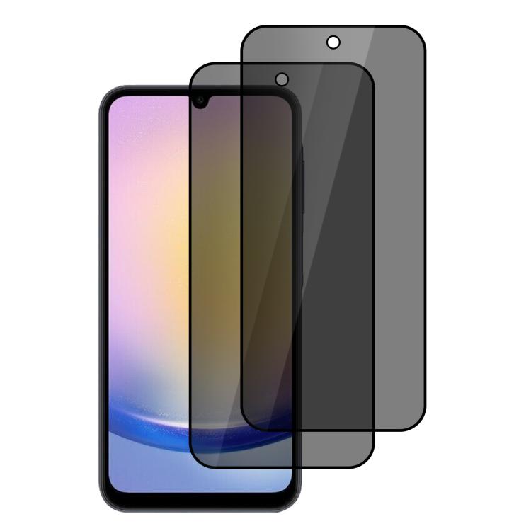 XDcase 2 PCS/Pack Silk-Printed Anti-Spy Tempered Glass Screen Protector, For Galaxy A57 5G, For Galaxy A37 5G, For Galaxy A17 4G, For Galaxy A07 4G, For Galaxy A17 5G, For Galaxy A06 5G, For Galaxy A56 5G, For Galaxy A26 5G, For Galaxy A36 5G          ...