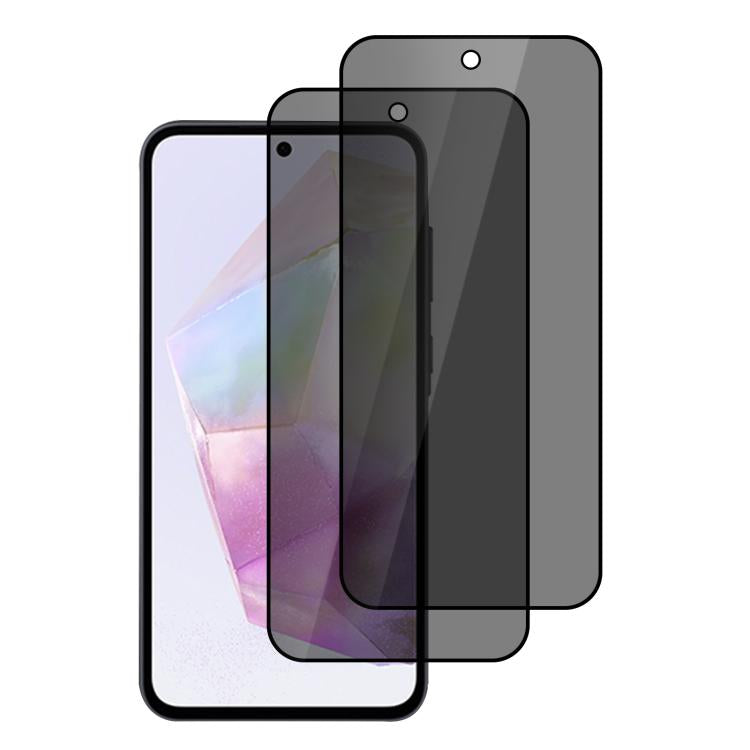 XDcase 2 PCS/Pack Silk-Printed Anti-Spy Tempered Glass Screen Protector, For Galaxy A57 5G, For Galaxy A37 5G, For Galaxy A17 4G, For Galaxy A07 4G, For Galaxy A17 5G, For Galaxy A06 5G, For Galaxy A56 5G, For Galaxy A26 5G, For Galaxy A36 5G          ...