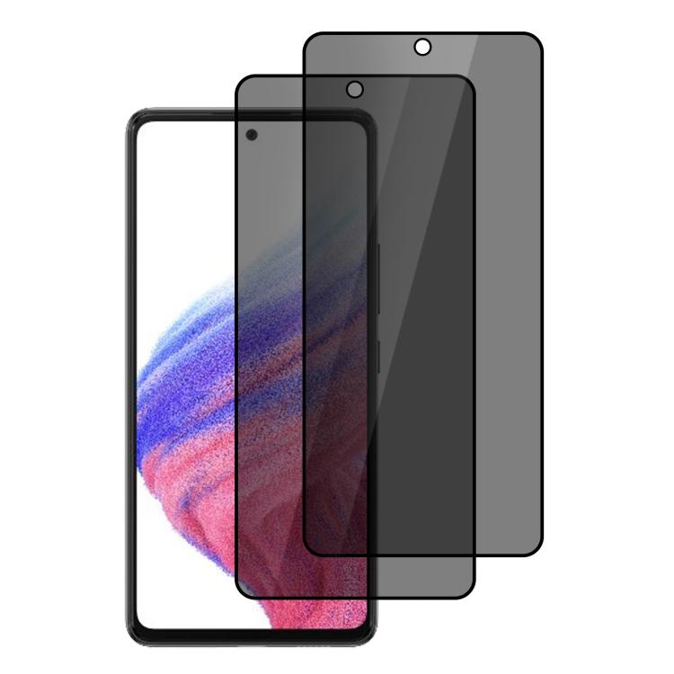 XDcase 2 PCS/Pack Silk-Printed Anti-Spy Tempered Glass Screen Protector, For Galaxy A57 5G, For Galaxy A37 5G, For Galaxy A17 4G, For Galaxy A07 4G, For Galaxy A17 5G, For Galaxy A06 5G, For Galaxy A56 5G, For Galaxy A26 5G, For Galaxy A36 5G          ...