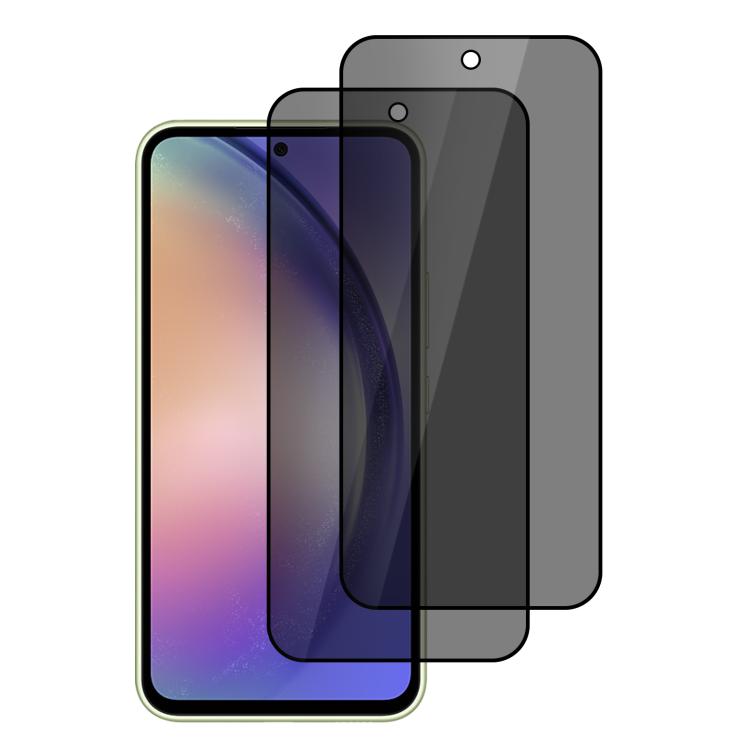 XDcase 2 PCS/Pack Silk-Printed Anti-Spy Tempered Glass Screen Protector, For Galaxy A57 5G, For Galaxy A37 5G, For Galaxy A17 4G, For Galaxy A07 4G, For Galaxy A17 5G, For Galaxy A06 5G, For Galaxy A56 5G, For Galaxy A26 5G, For Galaxy A36 5G          ...