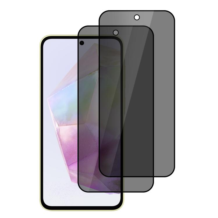 XDcase 2 PCS/Pack Silk-Printed Anti-Spy Tempered Glass Screen Protector, For Galaxy A57 5G, For Galaxy A37 5G, For Galaxy A17 4G, For Galaxy A07 4G, For Galaxy A17 5G, For Galaxy A06 5G, For Galaxy A56 5G, For Galaxy A26 5G, For Galaxy A36 5G          ...