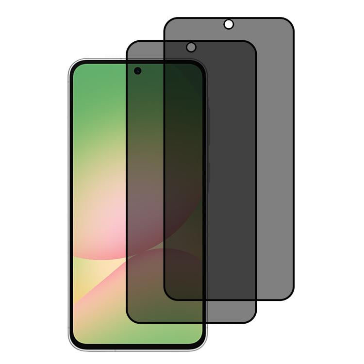 XDcase 2 PCS/Pack Silk-Printed Anti-Spy Tempered Glass Screen Protector, For Galaxy A57 5G, For Galaxy A37 5G, For Galaxy A17 4G, For Galaxy A07 4G, For Galaxy A17 5G, For Galaxy A06 5G, For Galaxy A56 5G, For Galaxy A26 5G, For Galaxy A36 5G          ...