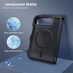XDcase Skin Feel Frosted PC Hybrid TPU Magnetic Phone Case, For iPhone Duo