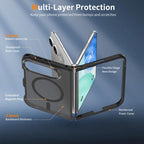 XDcase Skin Feel Frosted PC Hybrid TPU Magnetic Phone Case, For iPhone Duo
