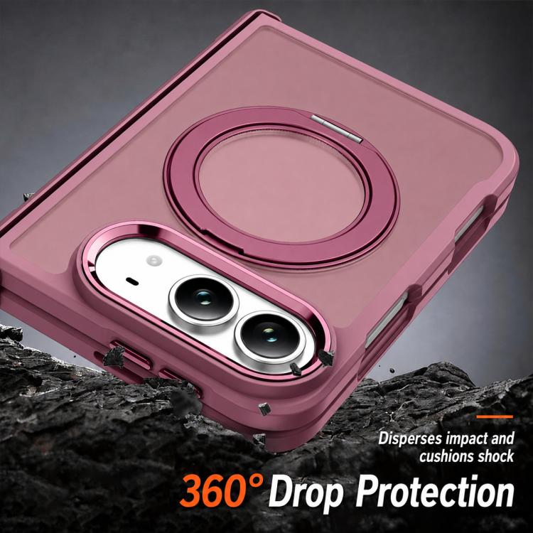 XDcase Armor-style Hinge Protection Magnetic Ring Holder Phone Case, For iPhone Duo