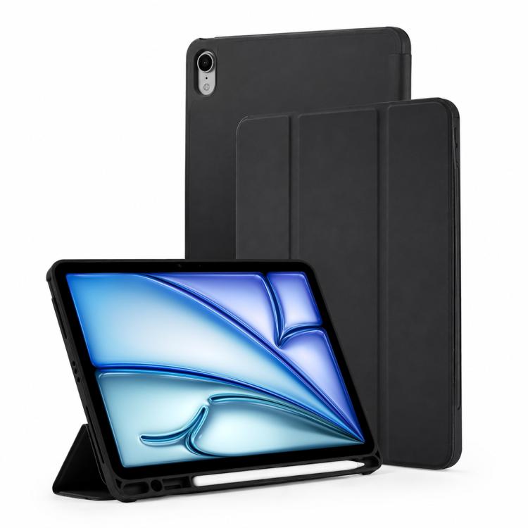XDcase Tri-Fold Stand Soft Touch Smart Wake / Sleep Tablet Cover with Pencil Slot, For iPad Air 11 2026 / 2025 / 2024, For iPad Pro 13 2025 / 2024, For iPad Pro 11 2025 / 2024, For iPad 2025 / 2022, For iPad Air 13 2025 / 2024, For iPad mini 2024 / 202...